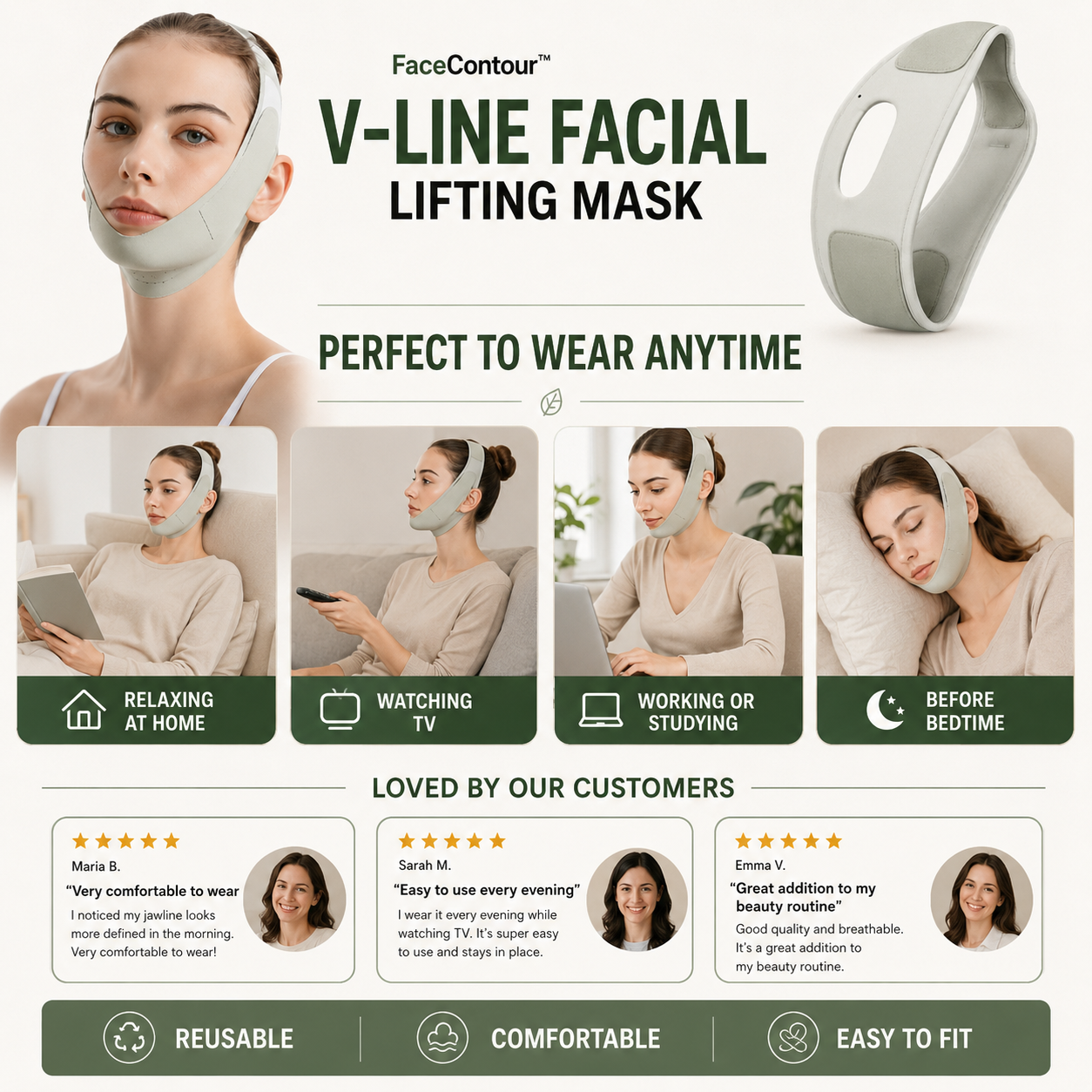 Lunea FaceContour™ Lifting Mask