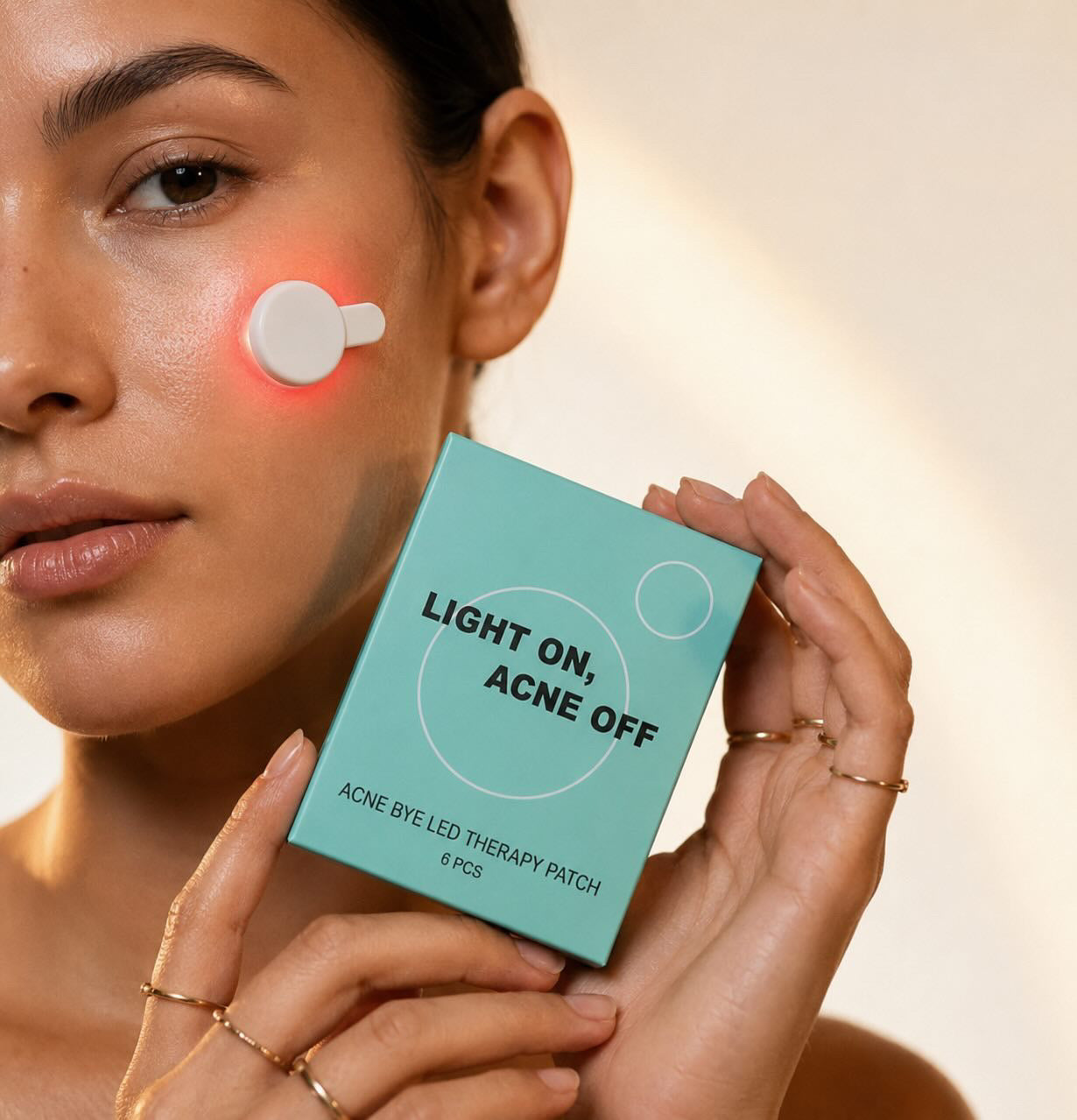 Light On, Acne Off™ - Red Light Acne Patches
